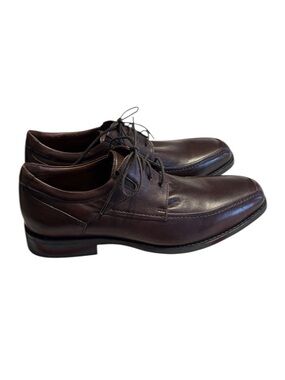 Johnson and Murphy Classic Brown Leather Men's Dress Shoes Size 9 Office Work